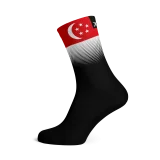 Singapore Flag Socks