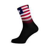 Liberia Flag Socks