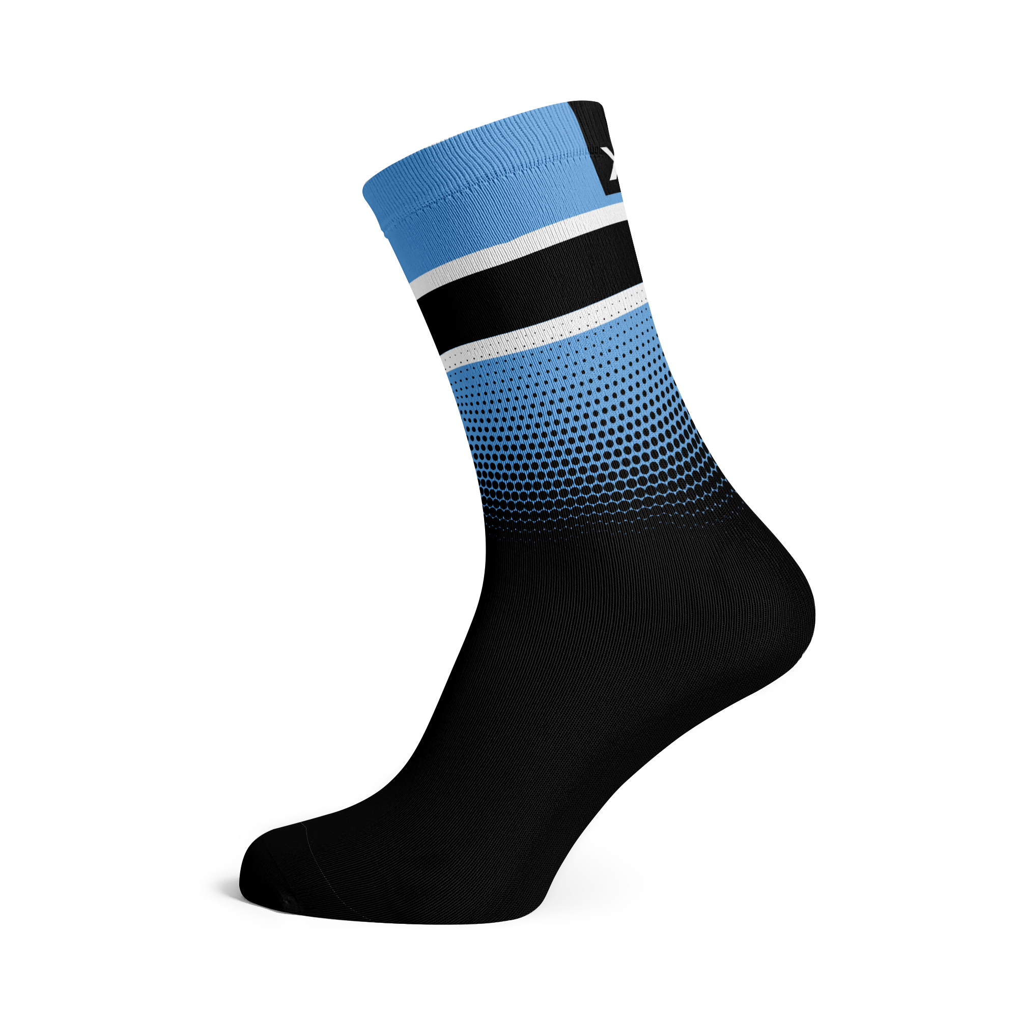 Botswana Flag Socks