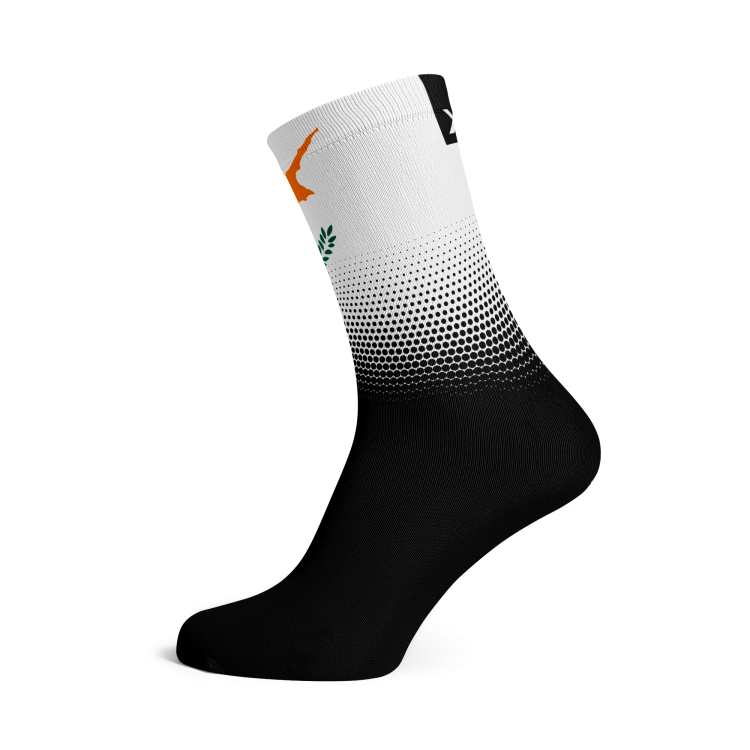 Cyprus Flag Black Socks