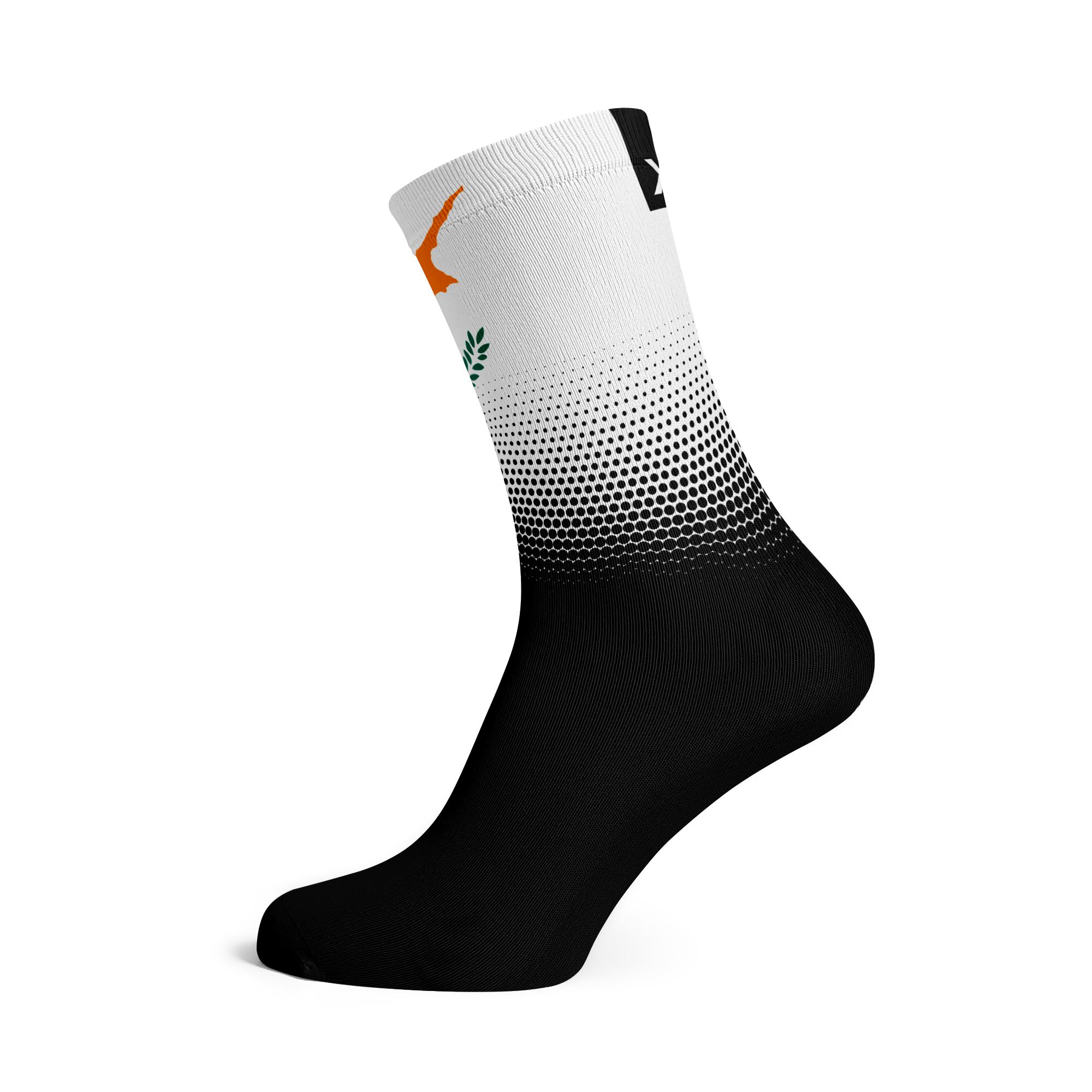 Cyprus Flag Black Socks
