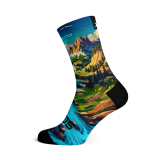 Dolomites River Socks
