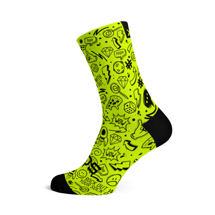 Doodle Fluo Socks