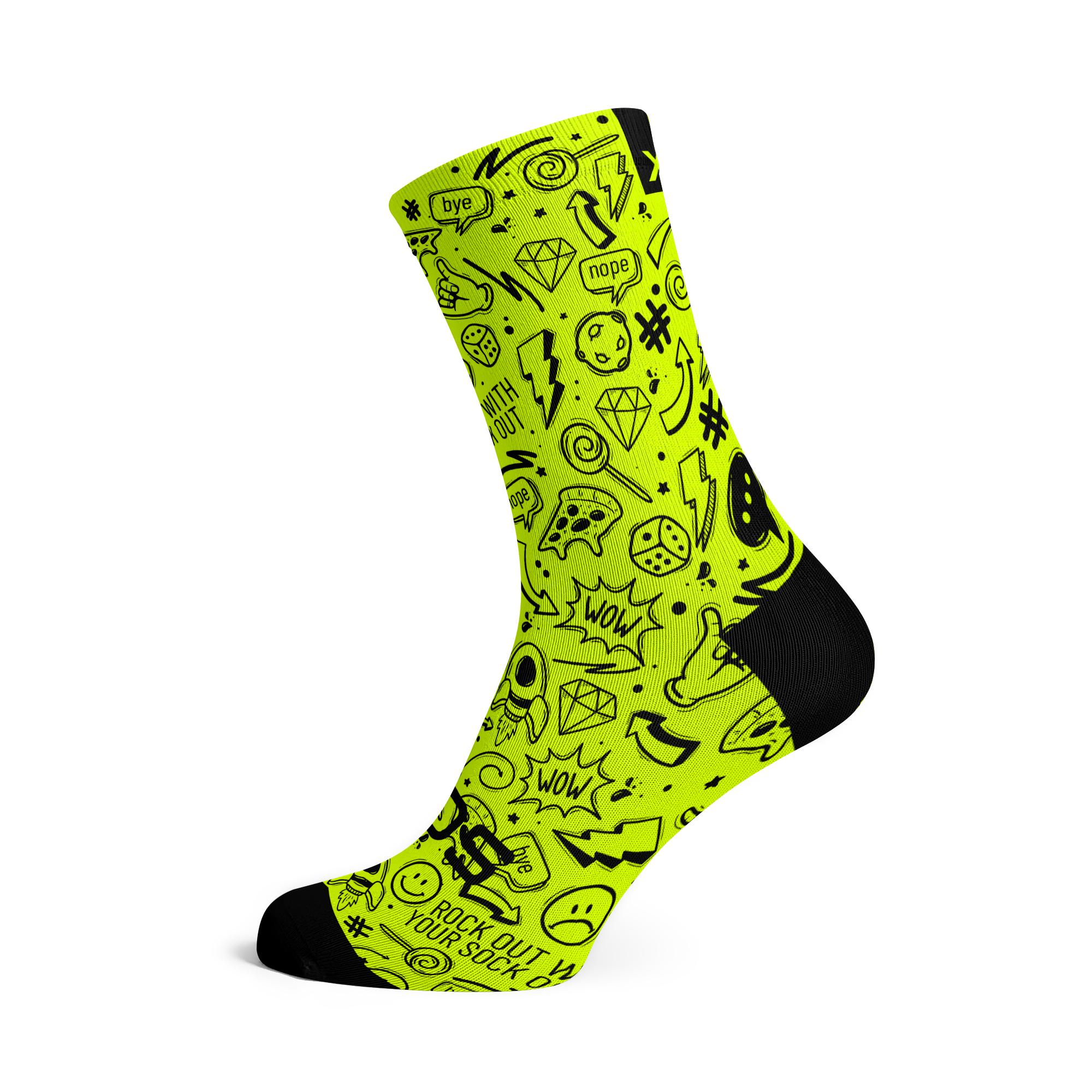 Doodle Fluo Socks