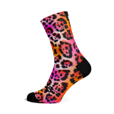 Electric Leopard Pink Socks
