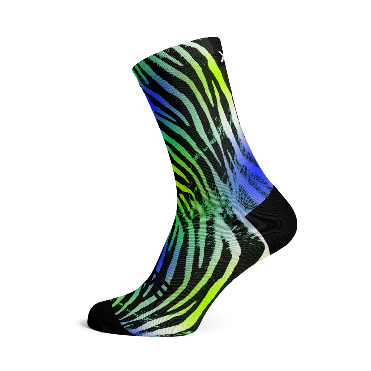 Electric Zebra Socks