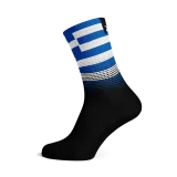 Greece Flag Black Socks
