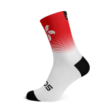 Hong Kong Flag Socks - Medium, White