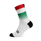 Hungary Flag Socks - Large, White