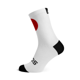 Japan Flag Socks - Medium, White