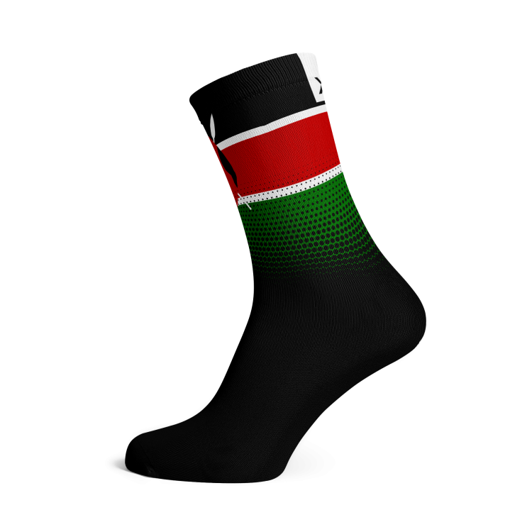 Kenya Flag Socks