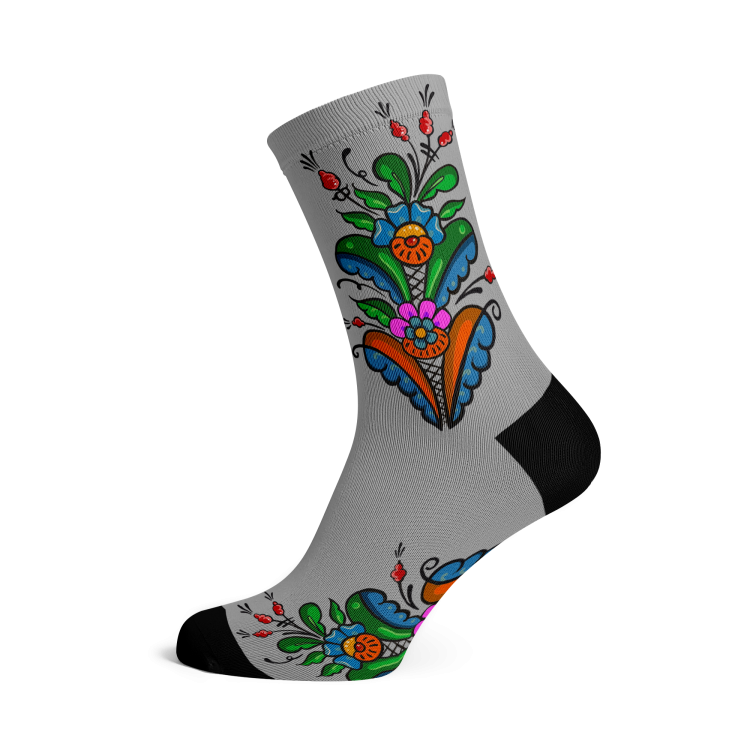 Colour Kurbits Mid Grey Socks