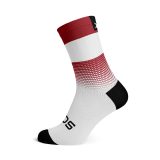 Latvia Flag Socks - Large, White