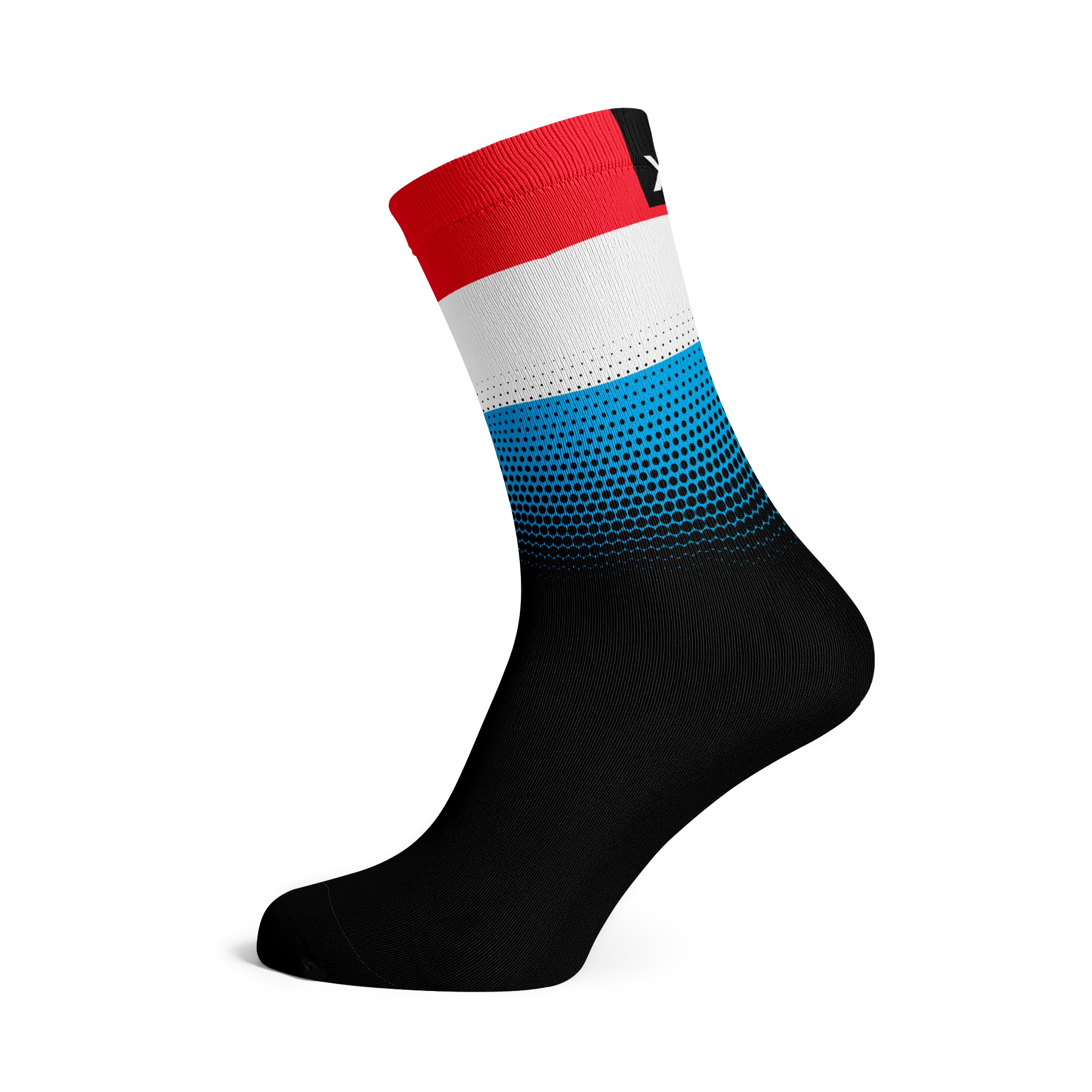 Luxembourg Flag Socks