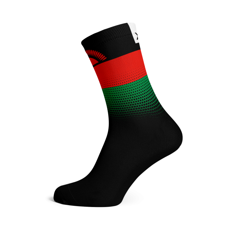 Malawi Flag Socks