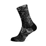 Marble Black Socks