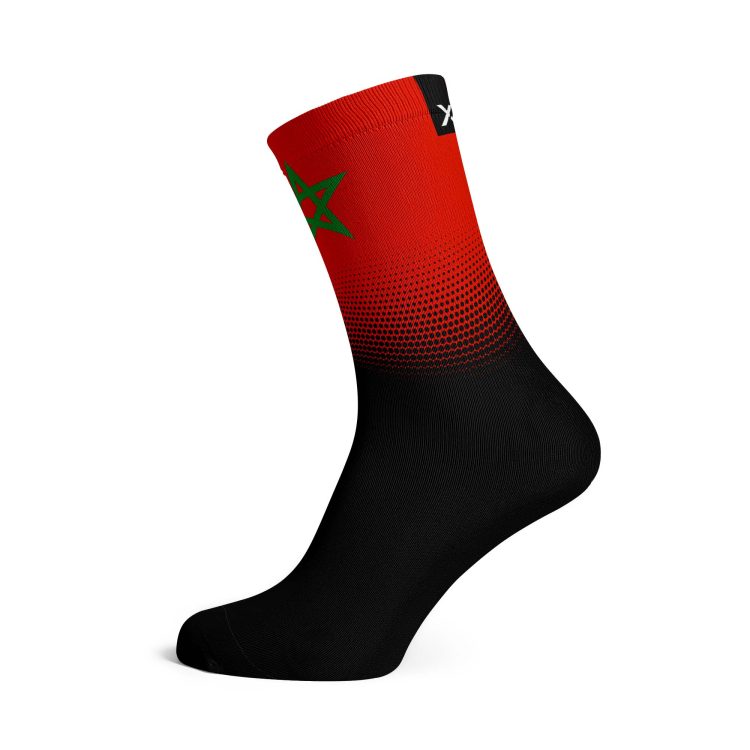Morocco Flag Socks