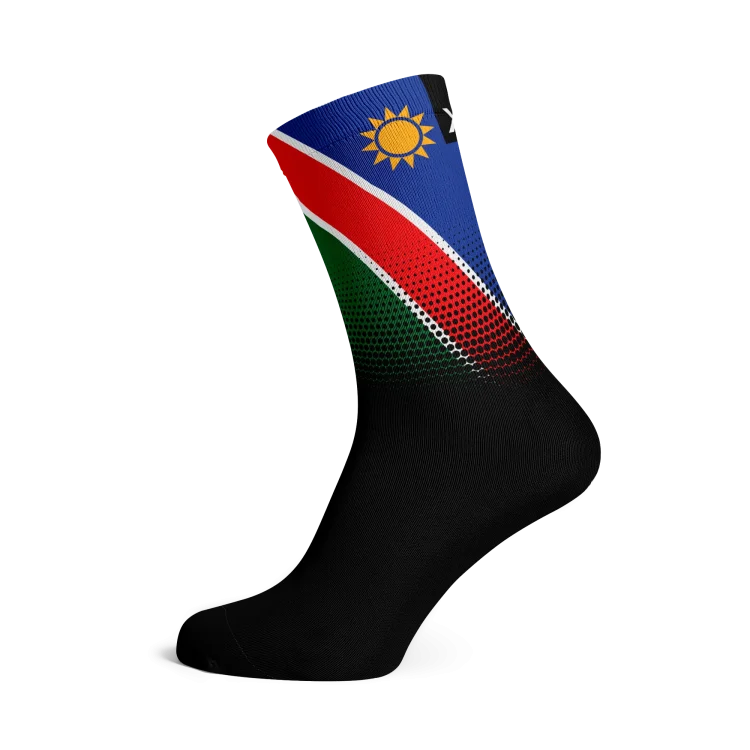 Namibia Flag Socks