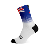New Zealand Flag Socks - X-Large, White