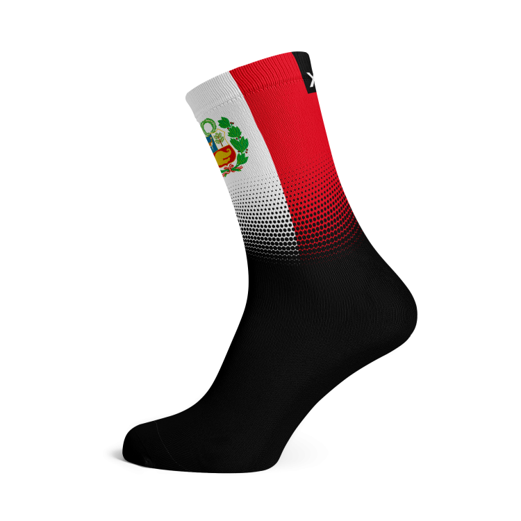 Peru Flag Socks