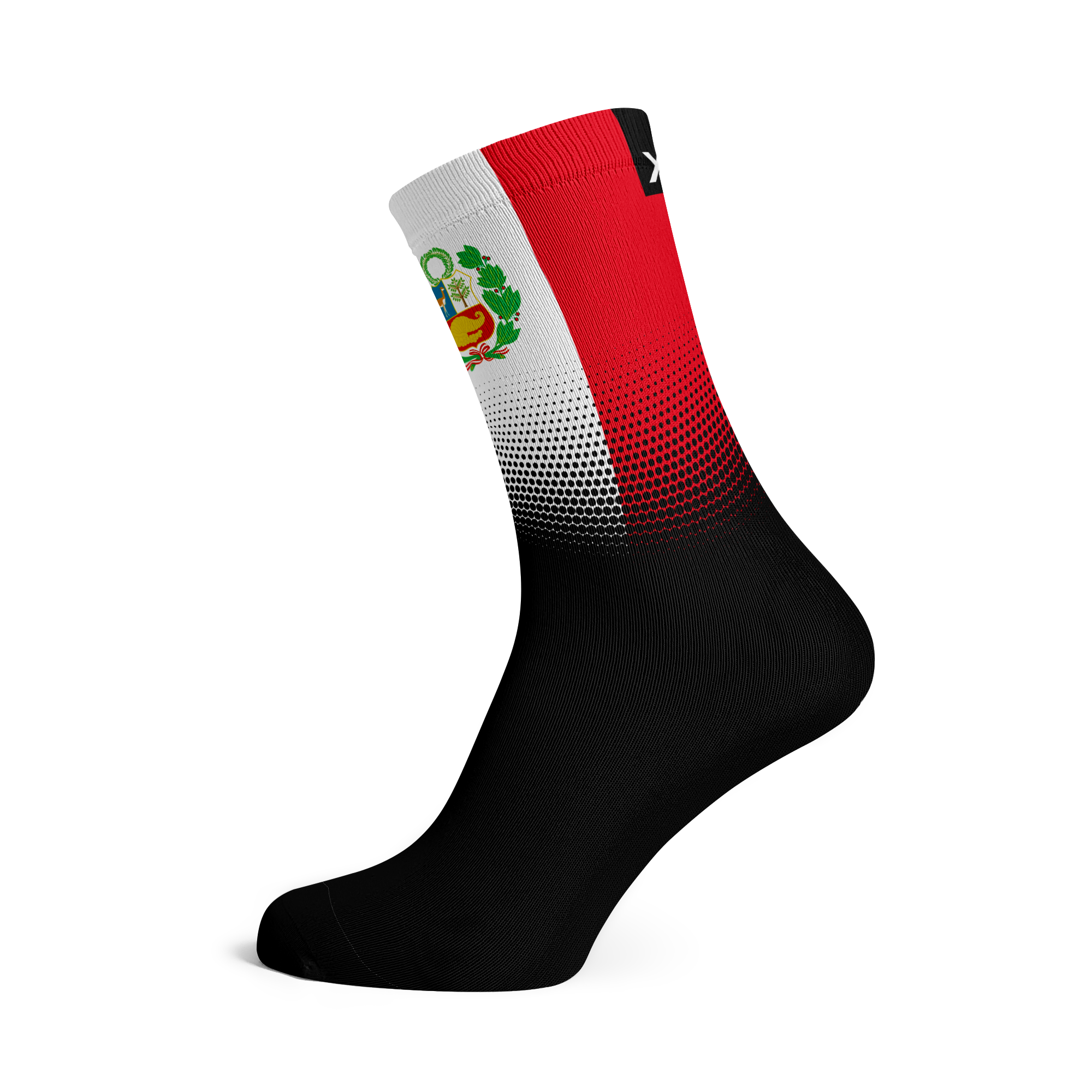 Peru Flag Socks