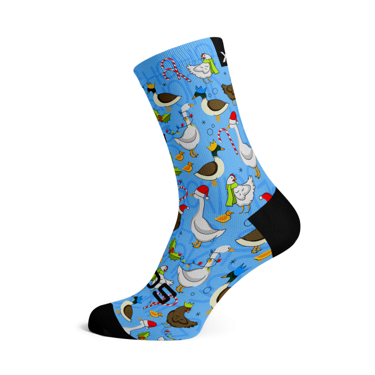 Festive Flock Crew Socks