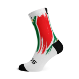 SA Splash Crew Socks - Medium, White
