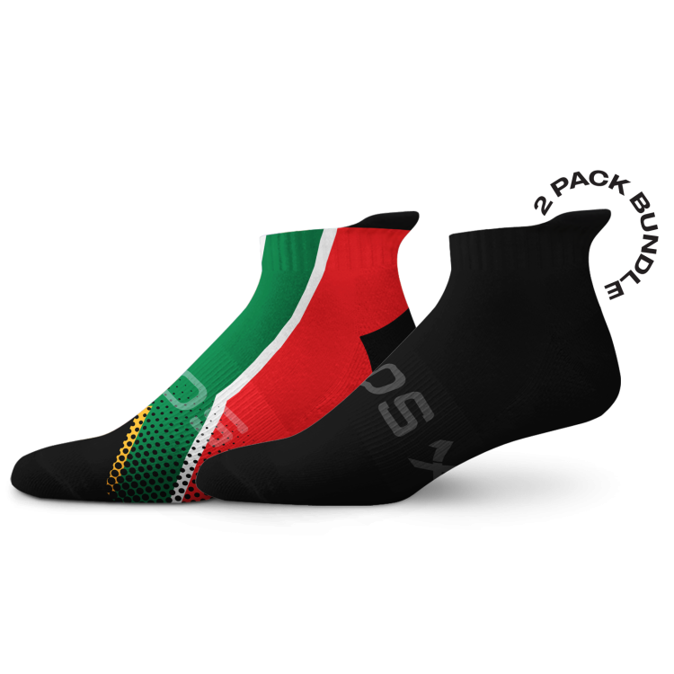 South Africa Flag Black Tab Combo