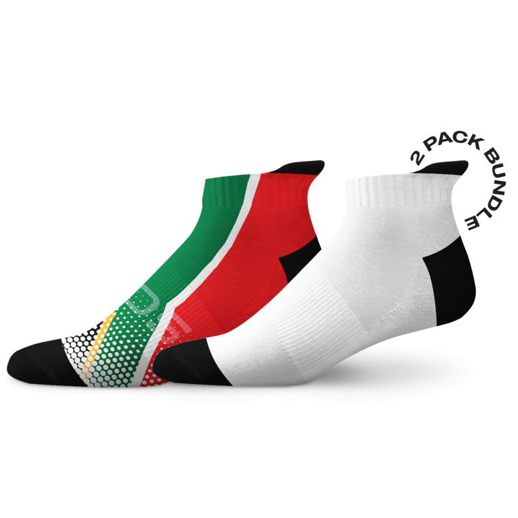 South Africa Flag White Tab Combo