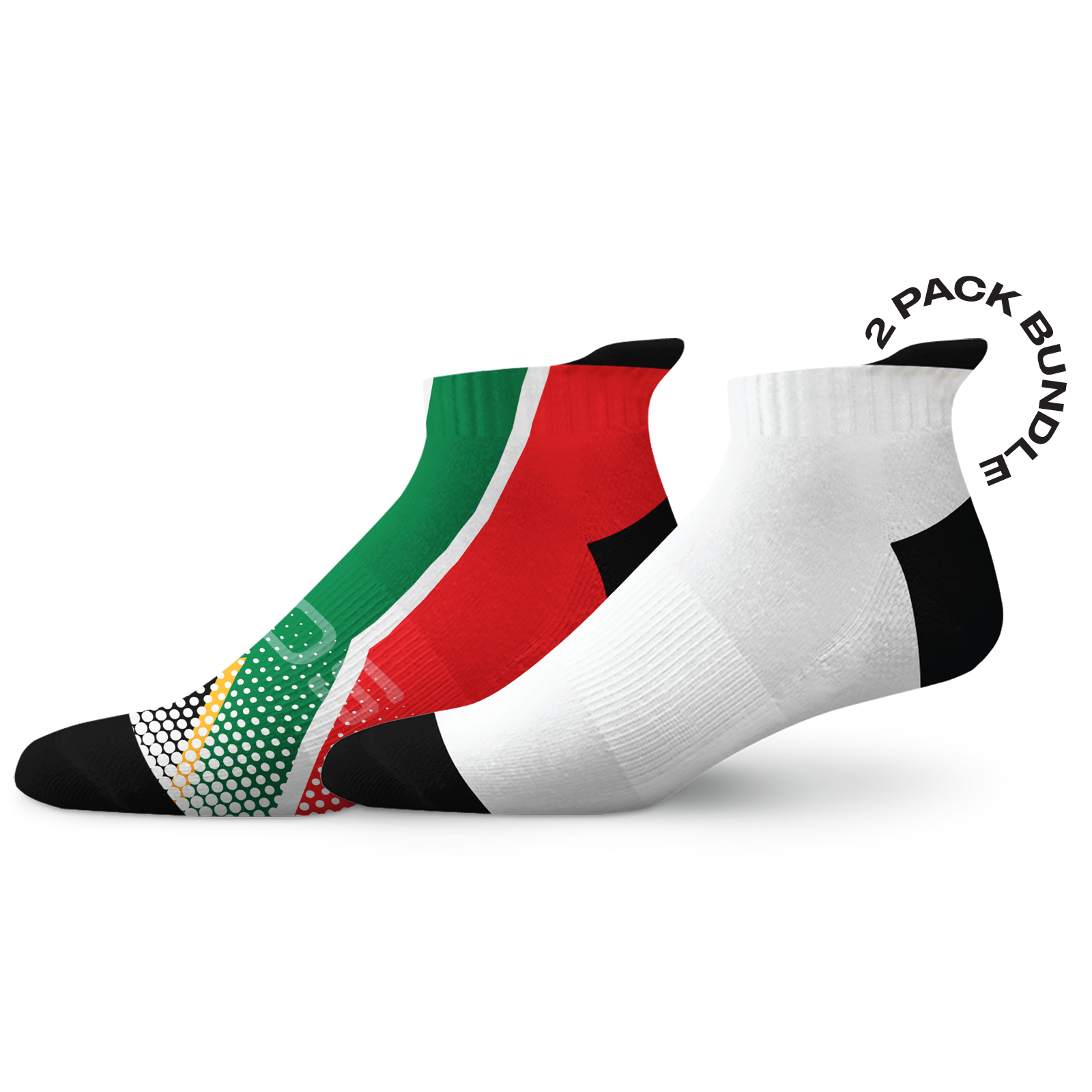 South Africa Flag White Tab Combo