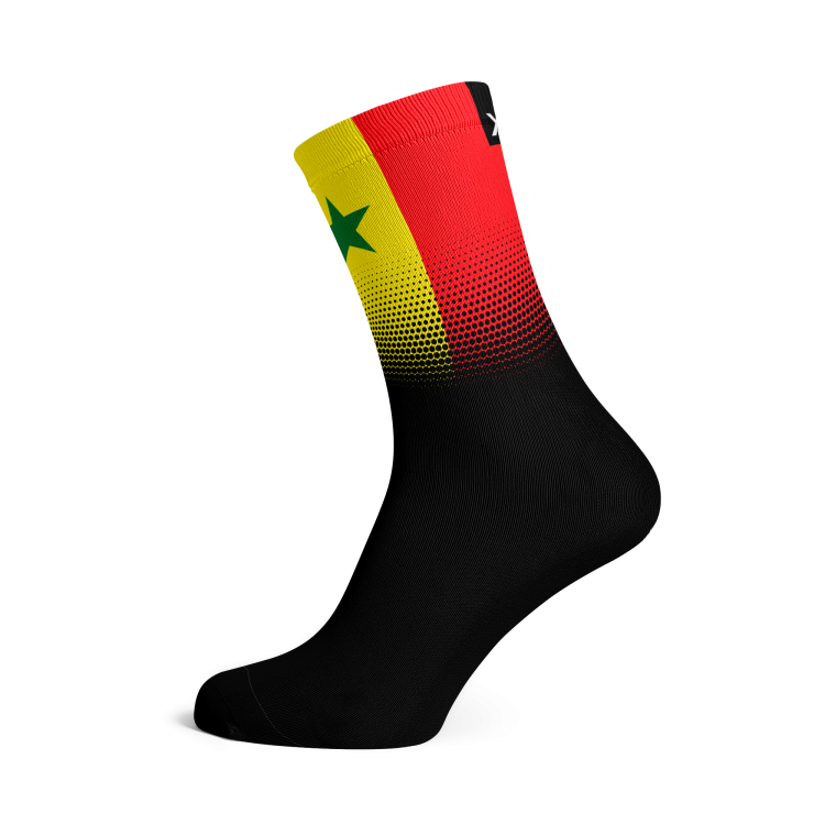 Senegal Flag Socks