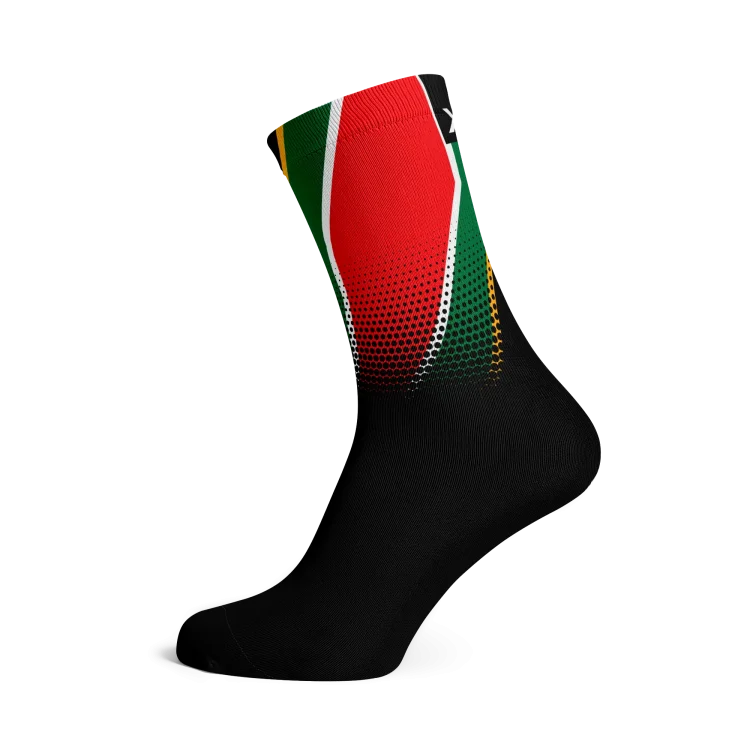 South Africa Flag Socks