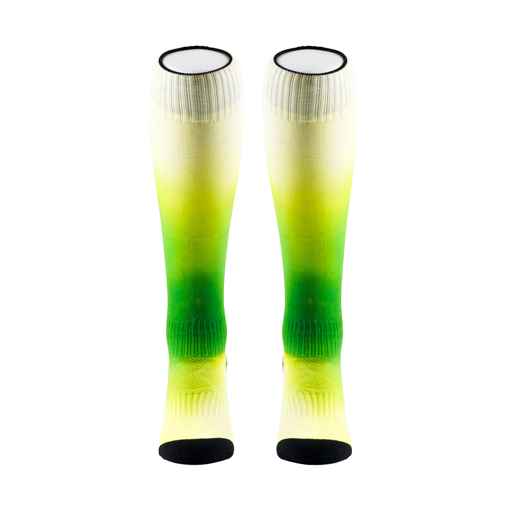 Lime Fade Hockey Socks - Image 4