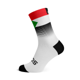 Sudan Flag Socks - X-Large, White