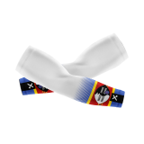 Swaziland Flag Sleeves - Medium, White