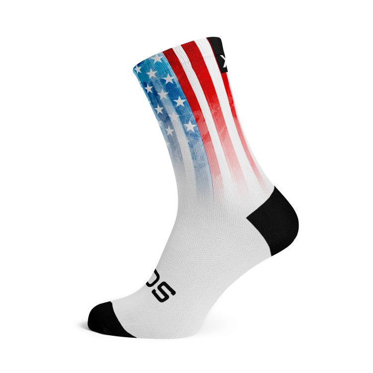 USA Paint Flag Socks
