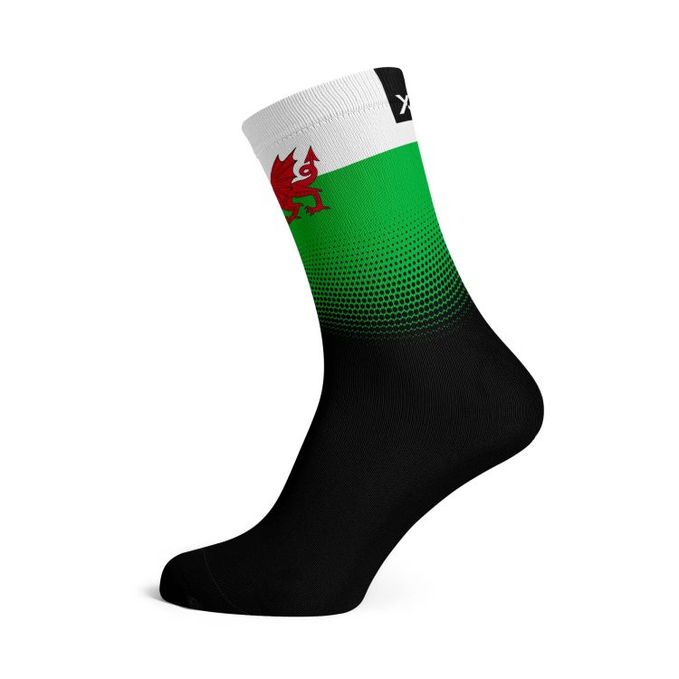 Wales Flag Socks