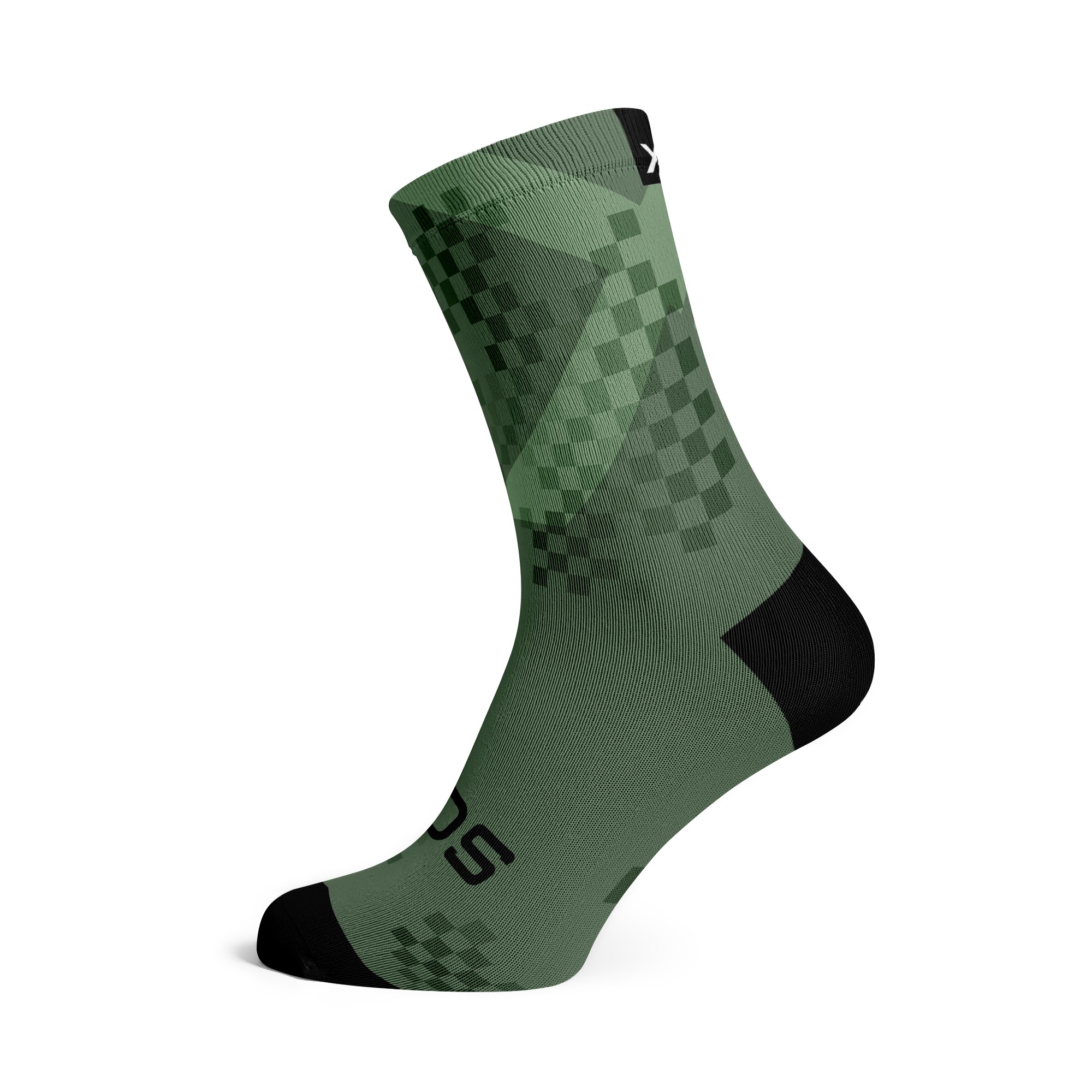 X Olive Socks