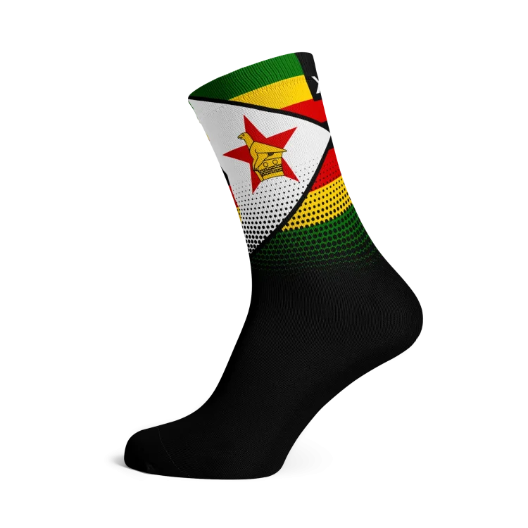Zimbabwe Flag Socks
