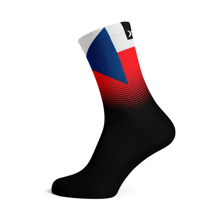Czech Republic Flag Socks