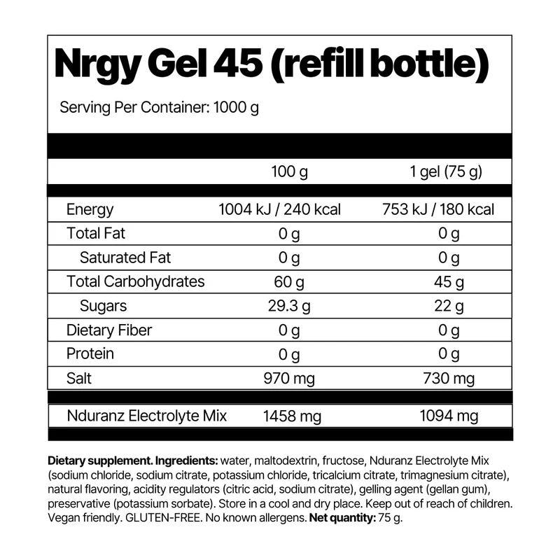 Nrgy Gel 45 (refill bottle) - Image 3